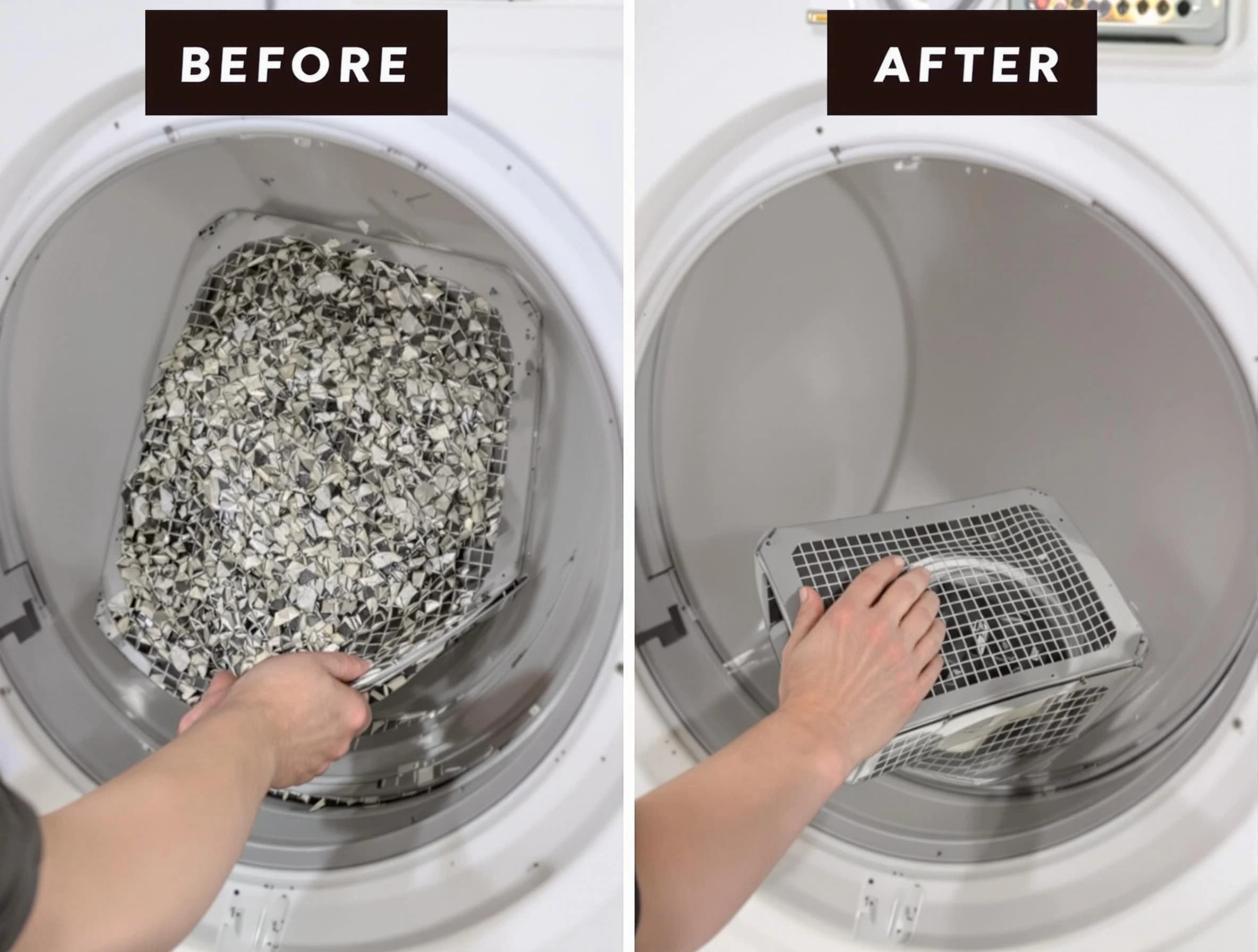 Professional lint trap cleaning by Heron Bay Dryer Vent Cleaning in Heron Bay