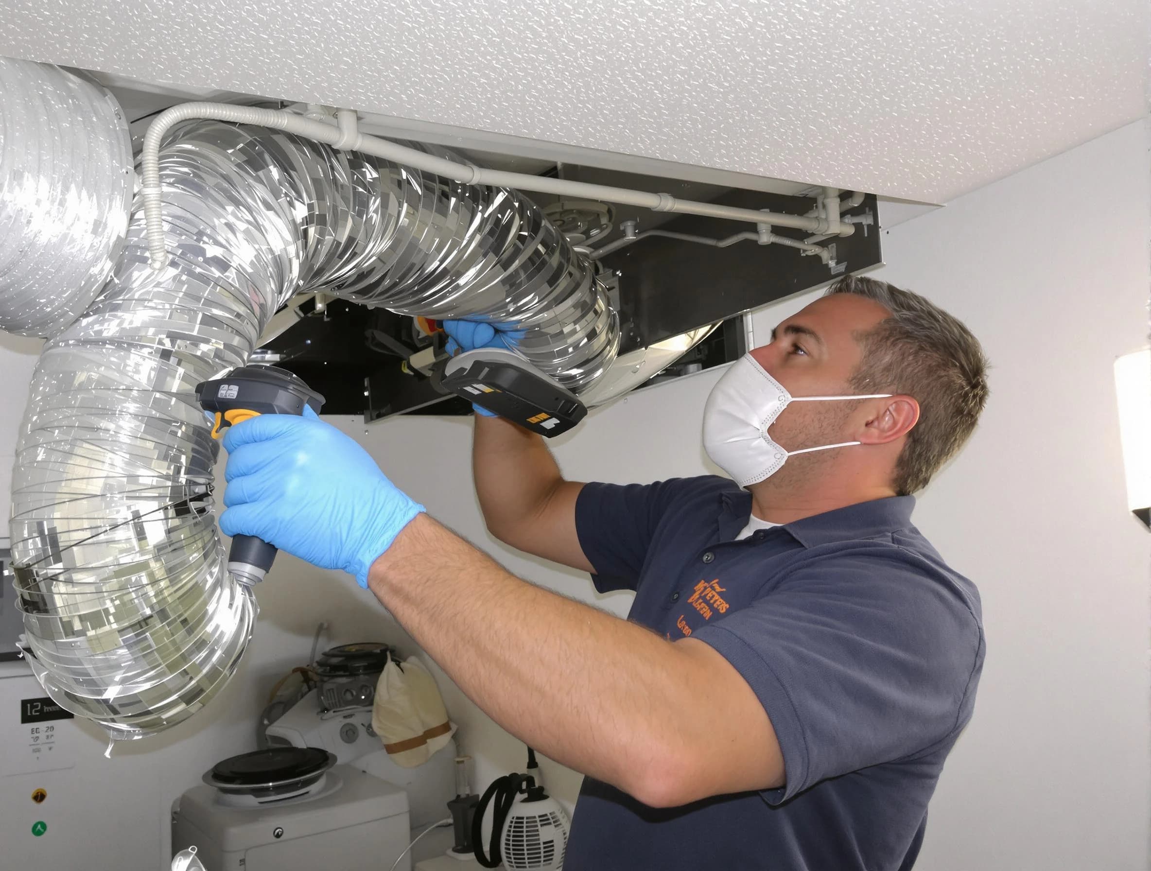 Heron Bay Dryer Vent Cleaning professional performing thorough residential dryer vent cleaning in Heron Bay
