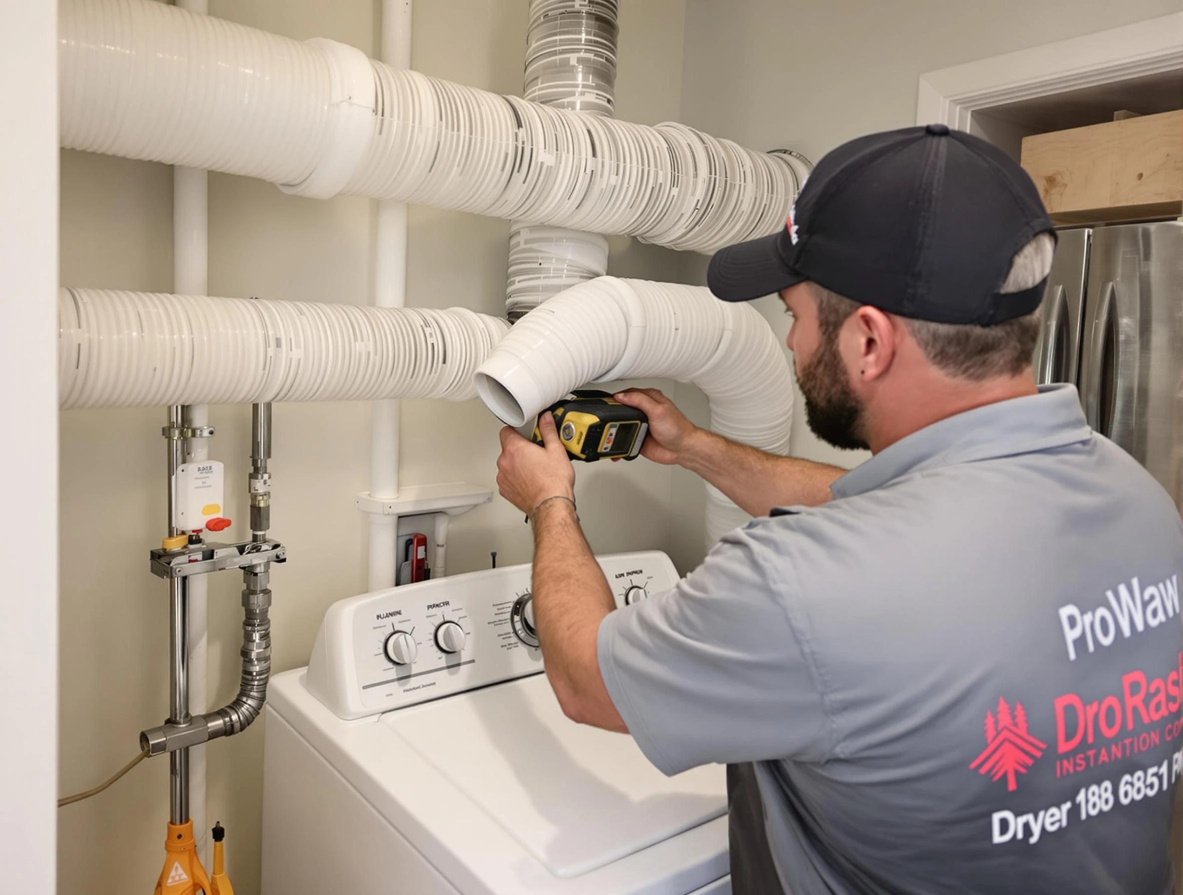 Professional dryer vent hose installation by Heron Bay Dryer Vent Cleaning in Heron Bay